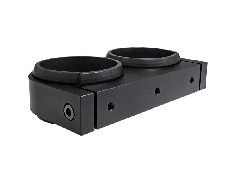 Grams Performance Billet Mount Dual Fuel Pumps - Back View