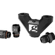 Load image into Gallery viewer, Grams Performance Billet Y-Block Dual Fuel Pumps - Back View
