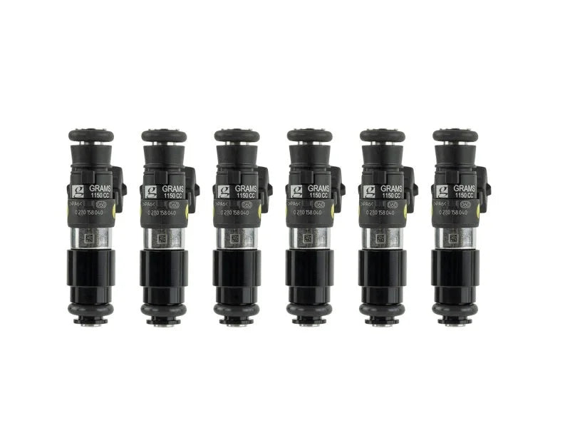 Grams Performance Nissan R32/R34/RB26DETT (Top Feed Only 11mm) 1150cc Fuel Injectors (Set of 6) - Main Product View