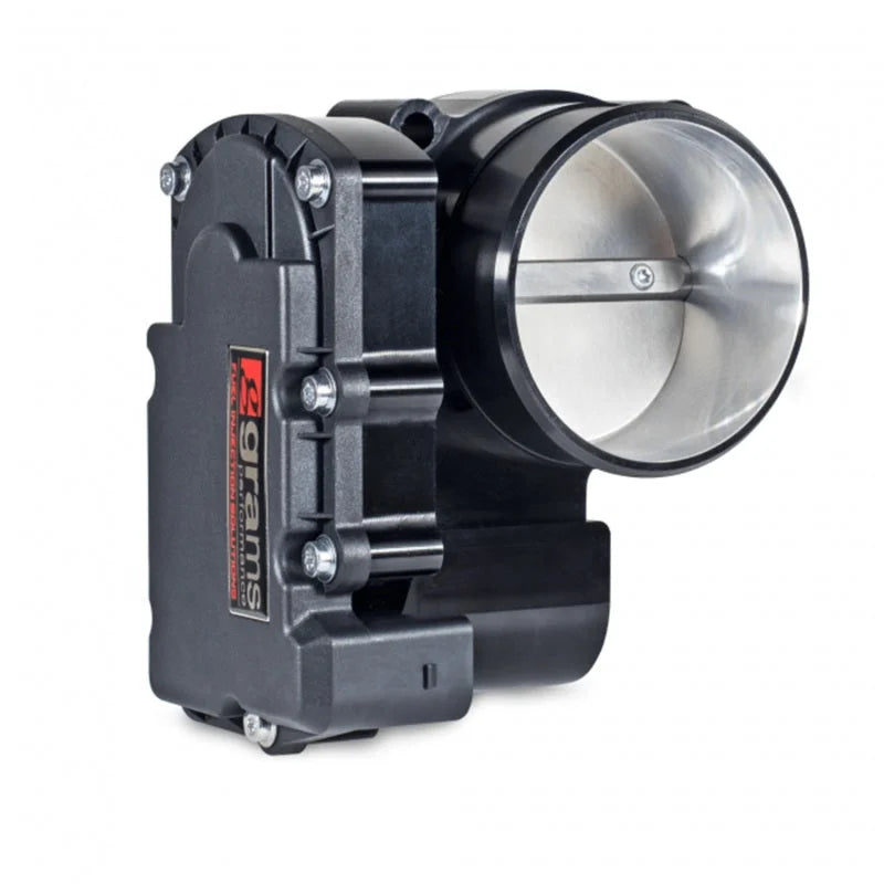 Grams Performance VW 05-16 MK5-6 2.0L 70mm DBW Throttle Body - Black - Main Product View