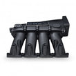 Load image into Gallery viewer, Grams Performance VW MK4 Small Port Intake Manifold - Black - Side View