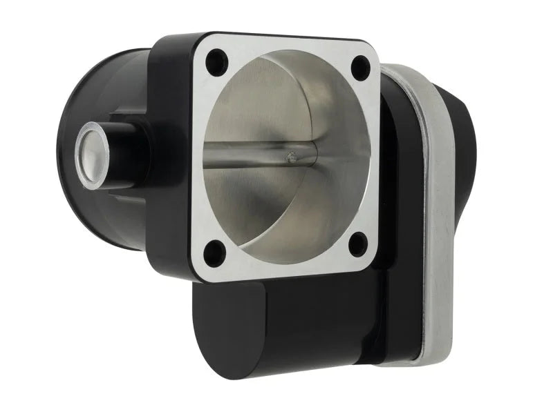 Grams Performance VW MKIV DBW Throttle Body - Black - Side View