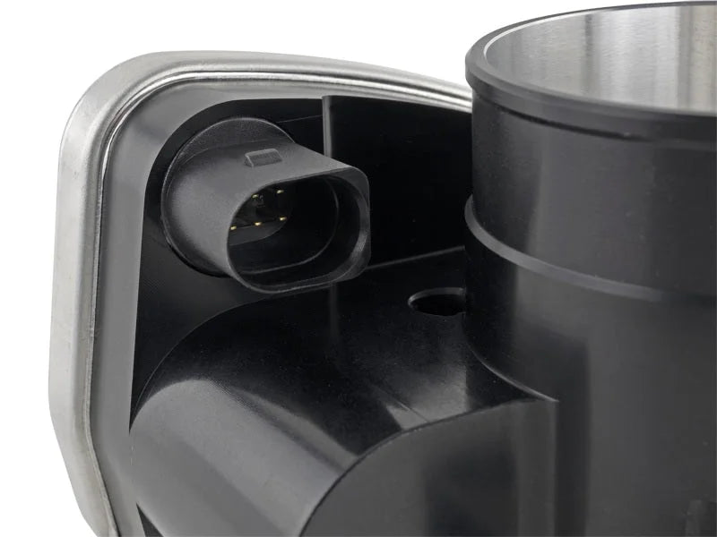 Grams Performance VW MKIV DBW Throttle Body - Black - Back View