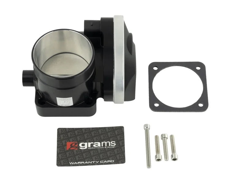 Grams Performance VW MKIV DBW Throttle Body - Black - Installation View