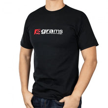 Load image into Gallery viewer, Grams Performance and Design Logo Black T-Shirt - L - Main Product View