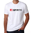 Load image into Gallery viewer, Grams Performance and Design Logo White T-Shirt - XXL - Main Product View