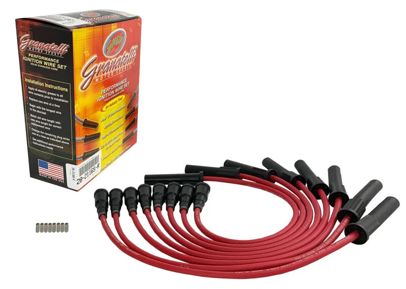 Granatelli 10-14 Ford 6.2L Ignition Wires - Red (Excl Coil Packs) - Main Product View
