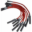 Load image into Gallery viewer, Granatelli 10-14 Ford 6.2L (Incl. Raptor) Ignition Wire Set w/Inserts/Red Hi-Temp Silicone Jacket - Side View