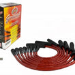 Load image into Gallery viewer, Granatelli 10-14 Ford 6.2L Perf Wire Set w/Inserts/Red Hi-Temp Jacket/Black Fire Sleeve - Side View