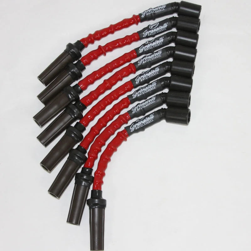 Granatelli 14-23 GM L83 5.3L/L86 6.2L Hi-Perf Coil-Near-Plug Wire Conn Kit w/Red Jacket - Main Product View