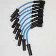 Load image into Gallery viewer, Granatelli 14-23 GM L83 5.3L/L86 6.2L Straight Boot Hi-Perf Coil-Near-Plug Wire Conn Kit - Blue - Main Product View