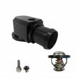 Load image into Gallery viewer, Granatelli 18-19 Jeep Trackhawk Billet Thermostat Housing w/160 Deg Thermostat - Black
