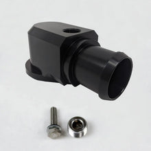 Load image into Gallery viewer, Granatelli 18-19 Jeep Trackhawk Billet Thermostat Housing- Black Powdercoat - Main Product View
