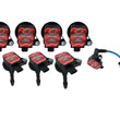 Load image into Gallery viewer, Granatelli 18-23 Ford 5.0L 4V Hot Street Coil-On-Plug Wire Conn Kit w/Coil Packs (50K Volts)