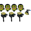 Load image into Gallery viewer, Granatelli 18-23 Ford Coyote 4V Street Fighter Coil-On-Plug Wire Conn Kit w/Coil Packs (35K Volts) - Main Product View