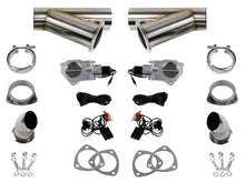 Load image into Gallery viewer, Granatelli 2.25in Stainless Steel Electronic Dual Exhaust Cutout - Main Product View
