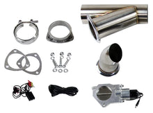Load image into Gallery viewer, Granatelli 2.25in Stainless Steel Electronic Exhaust Cutout - Main Product View
