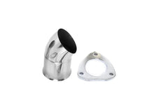 Load image into Gallery viewer, Granatelli 2.5in 304SS Turn Down w/3-Bolt Flange &amp; Gasket - Main Product View