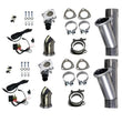 Load image into Gallery viewer, Granatelli 2.5in Aluminized Mild Steel Electronic Dual Exhaust Cutout w/Slip Fit &amp; Band Clamp - Main Product View
