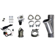 Load image into Gallery viewer, Granatelli 2.5in Aluminized Mild Steel Electronic Exhaust Cutout System w/Slip Fit &amp; Band Clamps - Main Product View