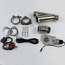 Load image into Gallery viewer, Granatelli 2.5in Stainless Steel Electronic Exhaust Cutout - Main Product View