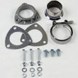 Load image into Gallery viewer, Granatelli 2.5in V-Band to Straight Connection Cutout w/Gaskets (3-Bolt) - Main Product View