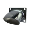 Load image into Gallery viewer, Granatelli 3.0in 45 Deg Angle True Oval Turn Down - Main Product View