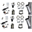 Load image into Gallery viewer, Granatelli 3.0in Alum Mild Steel Electronic Dual Slip Fit Exhaust Cutout w/Band Clamps - Side View