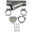 Load image into Gallery viewer, Granatelli 3.0in Aluminized Mild Steel Manual Exhaust Cutout w/Slip Fit/Band Clamp - Main Product View