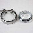 Load image into Gallery viewer, Granatelli 3.0in Flat Flanges w/V-Band Clamp - Main Product View