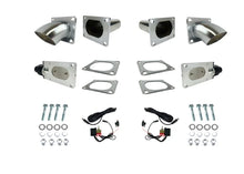 Load image into Gallery viewer, Granatelli 3.0in Oval Stainless Steel Electronic Dual Exhaust Cutout - Main Product View