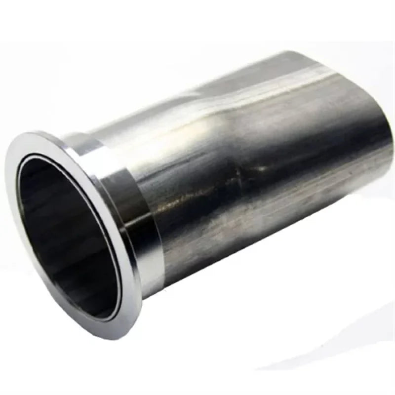 Granatelli 3.0in Round to 3.0in Oval Exhaust Adapter w/V-Band - Side View