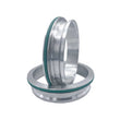 Load image into Gallery viewer, Granatelli 3.0in Stainless Steel Dual Seal Clamp Weld-On Ferrule Set - Installation View