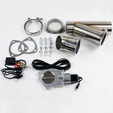 Load image into Gallery viewer, Granatelli 3.0in Stainless Steel Electronic Exhaust Cutout - Main Product View