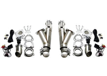 Load image into Gallery viewer, Granatelli 3.5in Aluminized Mild Steel Electronic Dual Exhaust Cutout System w/Slip Fit &amp; Band Clamp - Main Product View