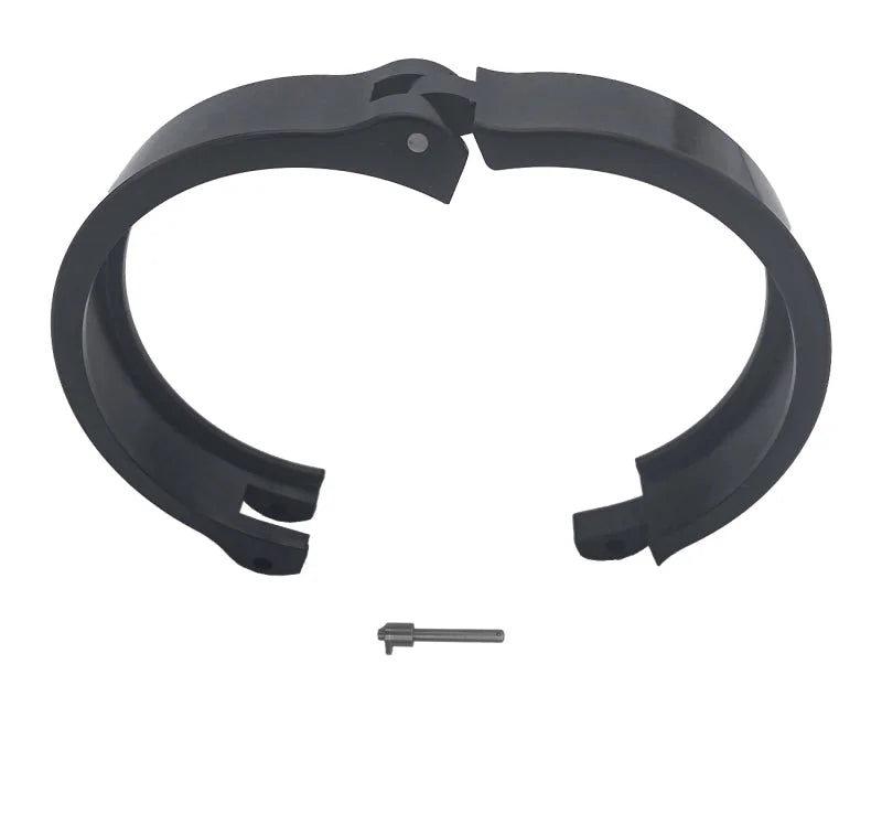 Granatelli 3.5in Dual Seal Clamshell Clamp - Aluminum Black - Additional View 5