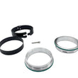 Load image into Gallery viewer, Granatelli 3.5in Dual Seal Double O-Ring Clamp Assembly - Side View