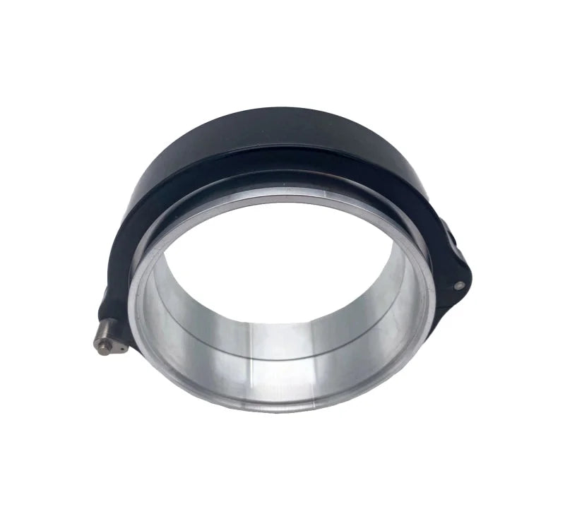 Granatelli 3.5in Dual Seal Double O-Ring Clamp Assembly - Back View