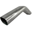 Load image into Gallery viewer, Granatelli 3in Oval Stainless Steel Vertical Radius 45 Deg bend 4.5in Bend Radius Tubing - Main Product View