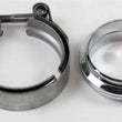 Load image into Gallery viewer, Granatelli 4.0in Flat Flanges w/V-Band Clamp - Main Product View
