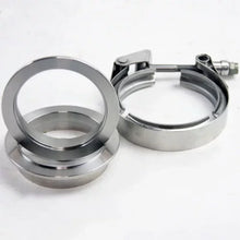 Load image into Gallery viewer, Granatelli 4.0in Mating Male to Female Flanges w/V-Band Clamp - Main Product View