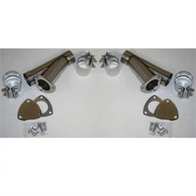 Load image into Gallery viewer, Granatelli 4.0in Stainless Steel Manual Dual Exhaust Cutout Kit w/Slip Fit &amp; Band Clamps - Main Product View