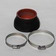 Load image into Gallery viewer, Granatelli 4in-3.5in Silicone Reducer Sleeve w/Clamps - Main Product View