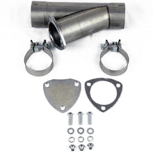 Load image into Gallery viewer, Granatelli 5.0in Aluminized Mild Steel Manual Exhaust Cutout w/Slip Fit/Band Clamp - Main Product View