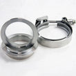 Load image into Gallery viewer, Granatelli 5.0in Mating Male to Female Flanges w/V-Band Clamp - Main Product View