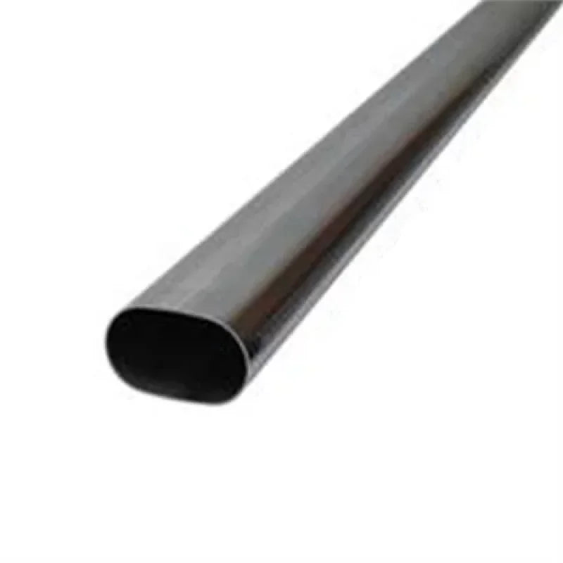Granatelli 5ft Long 3.0in Oval Stainless Steel Tubing - Main Product View