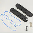Load image into Gallery viewer, Granatelli 96-22 GM LS Standard Height Valve Cover w/Angled Coil Mount - Blk Wrinkle (Pair) - Main Product View