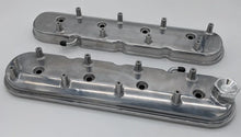 Load image into Gallery viewer, Granatelli 96-22 GM LS Standard Height Valve Cover w/Angled Coil Mount - Polished (Pair) - Side View