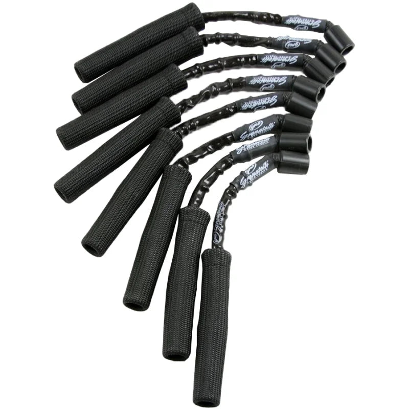 Granatelli 99-23 GM Truck V8 Perf Coil-Near-Plug Wire Conn Kit w/9in Lead/Black Jacket/Sleeve - Main Product View