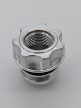 Load image into Gallery viewer, Granatelli GM LS/LT / Ford Coyote -10AN ORB Female Threaded Insert Vented Oil Fill Cap - Natural - Main Product View